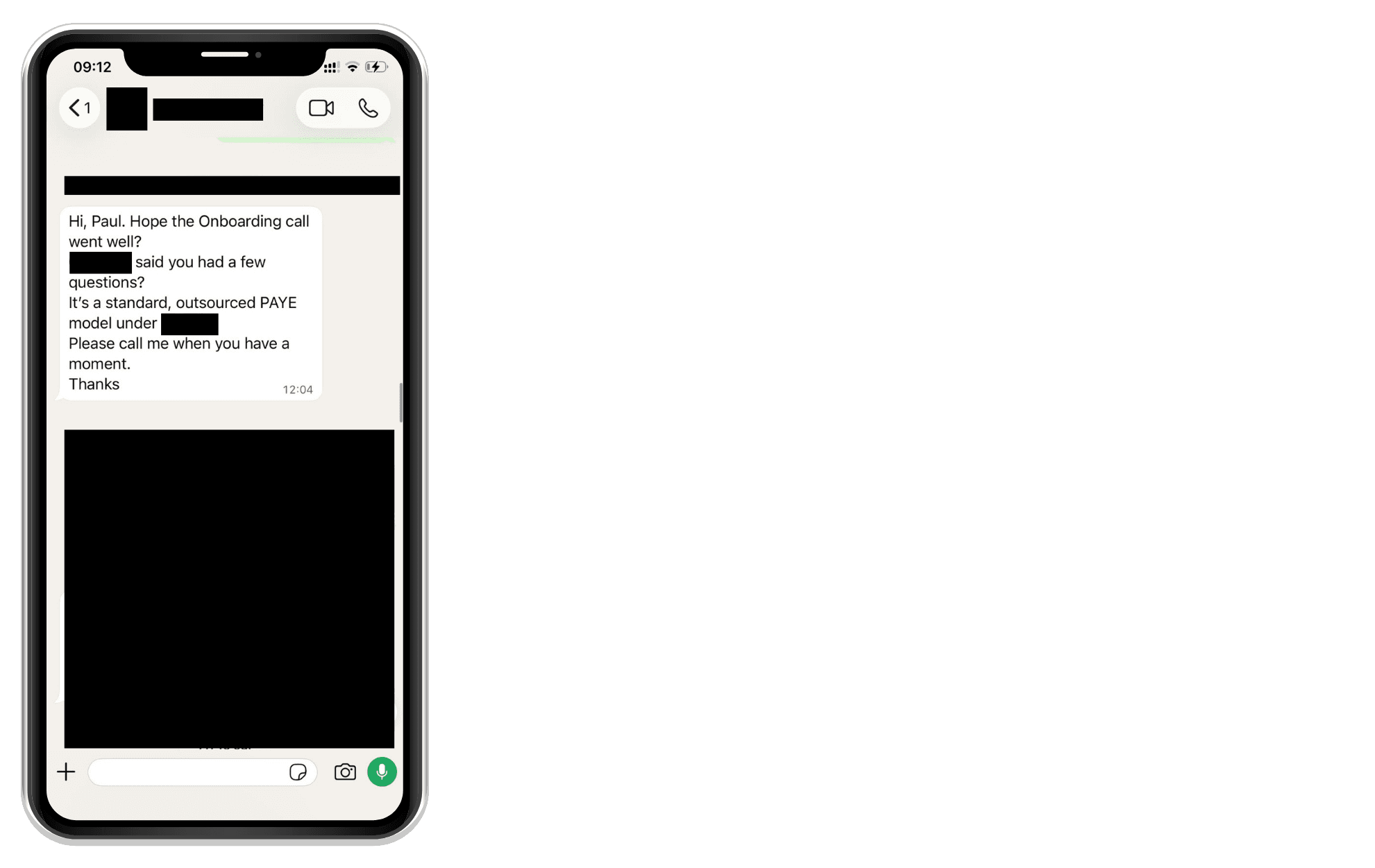 WhatsApp image 3 — The stated pricing change and the offer of another provider WhatsApp image 3 — The stated pricing change and the offer of another provider