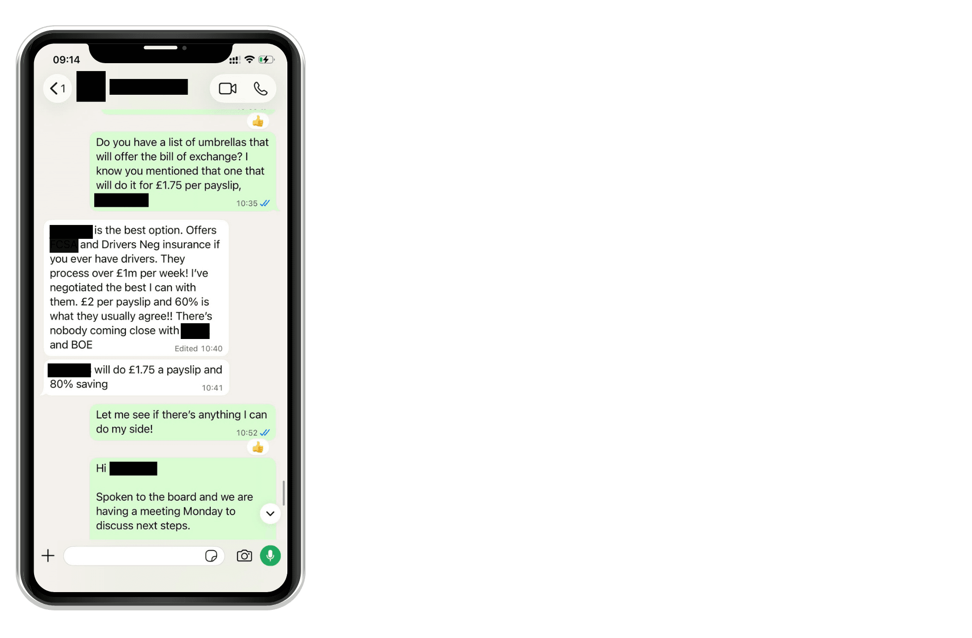 WhatsApp image 6 — The closing exchanges, including the distinction between the options and the final statement WhatsApp image 6 — The closing exchanges, including the distinction between the options and the final statement